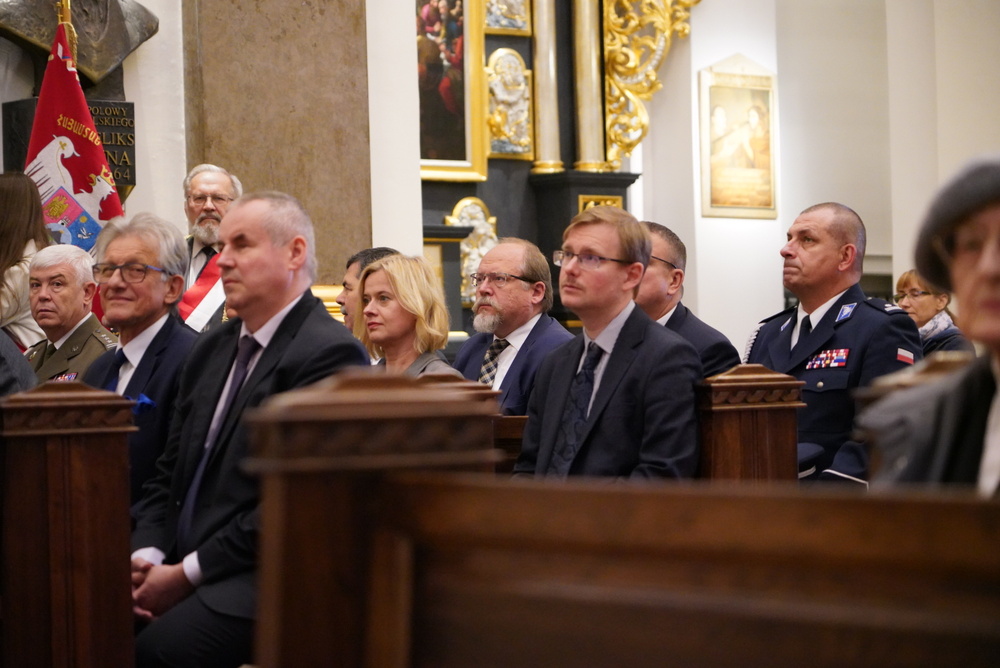 Msza św. w intencji ofiar ludobójstwa dokonanego przez ukraińskich nacjonalistów na obywatelach II RP oraz poległych, zmarłych i żyjących żołnierzy 27. Wołyńskiej Dywizji Piechoty Armii Krajowej – Warszawa, 11 lipca 2022. Fot. Mateusz Niegowski (IPN)