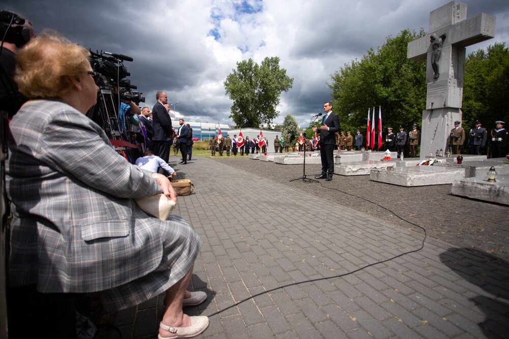 Obchody Narodowego Dnia Pamięci Ofiar Ludobójstwa dokonanego przez ukraińskich nacjonalistów na obywatelach II Rzeczypospolitej Polskiej – Warszawa, 11 lipca 2022. Fot. Sławek Kasper (IPN)