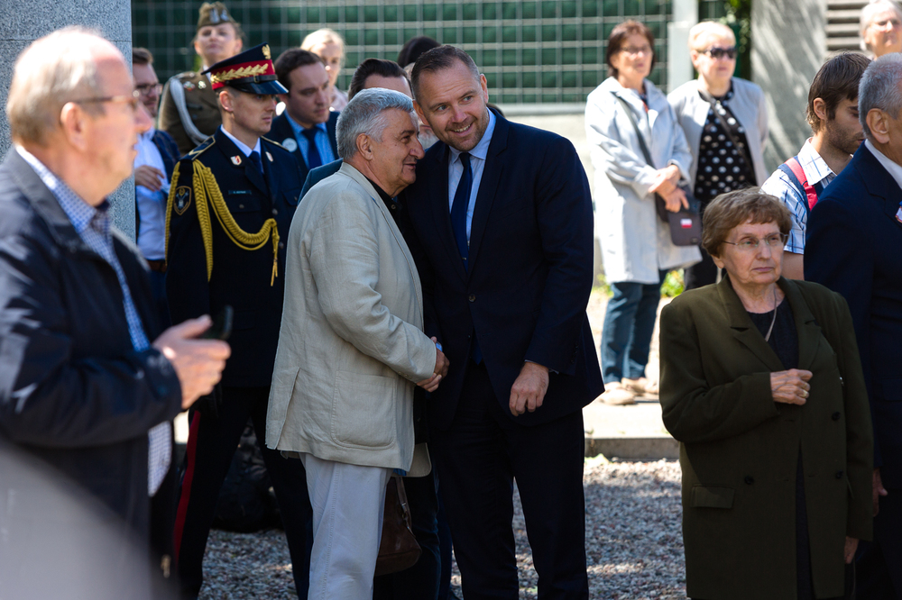 Obchody Narodowego Dnia Pamięci Ofiar Ludobójstwa dokonanego przez ukraińskich nacjonalistów na obywatelach II Rzeczypospolitej Polskiej – Warszawa, 11 lipca 2022. Fot. Sławek Kasper (IPN)