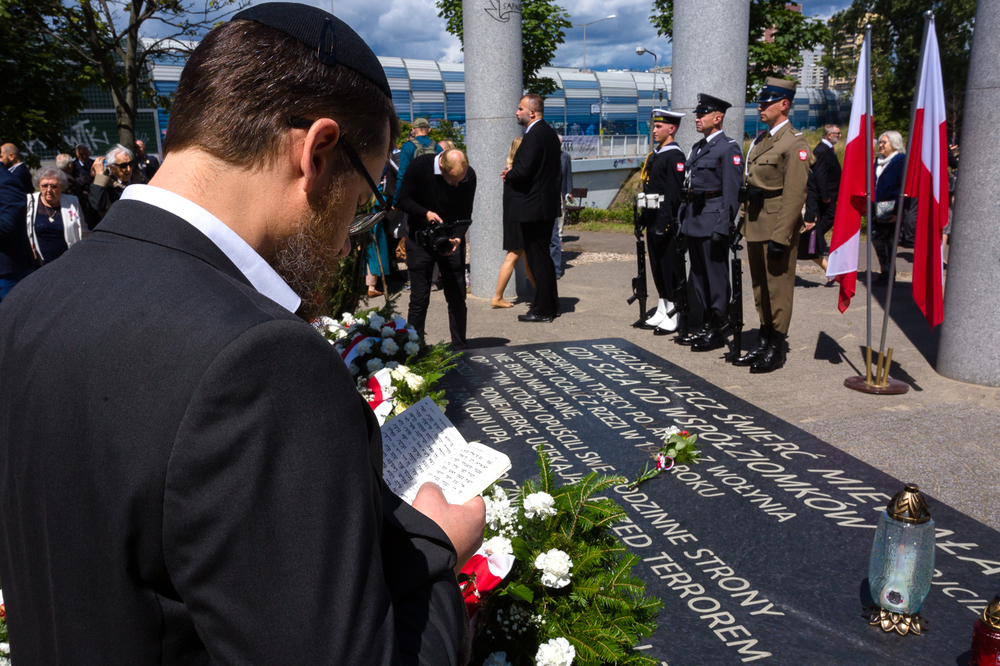 Obchody Narodowego Dnia Pamięci Ofiar Ludobójstwa dokonanego przez ukraińskich nacjonalistów na obywatelach II Rzeczypospolitej Polskiej – Warszawa, 11 lipca 2022. Fot. Sławek Kasper (IPN)