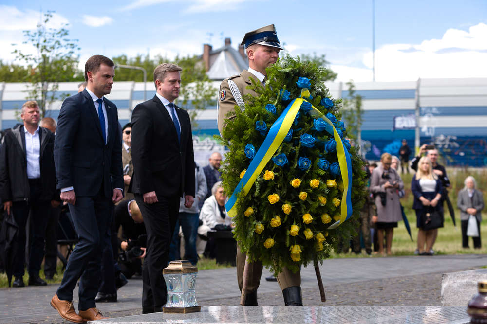 Obchody Narodowego Dnia Pamięci Ofiar Ludobójstwa dokonanego przez ukraińskich nacjonalistów na obywatelach II Rzeczypospolitej Polskiej – Warszawa, 11 lipca 2022. Fot. Sławek Kasper (IPN)