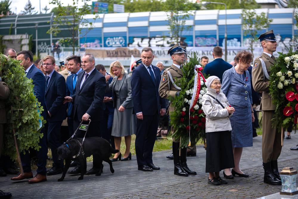 Obchody Narodowego Dnia Pamięci Ofiar Ludobójstwa dokonanego przez ukraińskich nacjonalistów na obywatelach II Rzeczypospolitej Polskiej – Warszawa, 11 lipca 2022. Fot. Sławek Kasper (IPN)