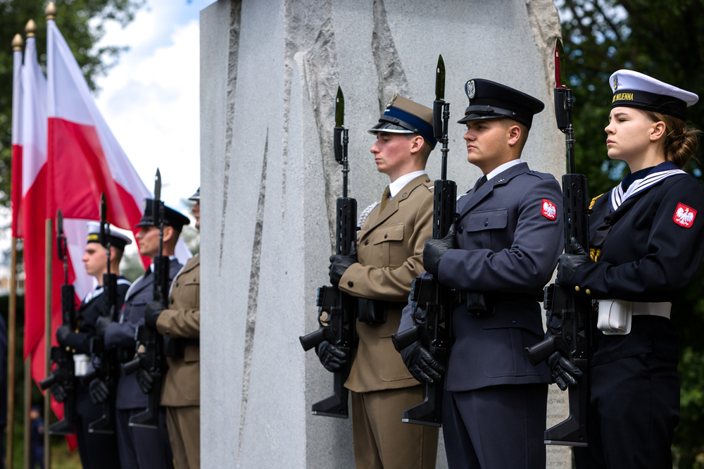 Obchody Narodowego Dnia Pamięci Ofiar Ludobójstwa dokonanego przez ukraińskich nacjonalistów na obywatelach II Rzeczypospolitej Polskiej – Warszawa, 11 lipca 2022. Fot. Sławek Kasper (IPN)