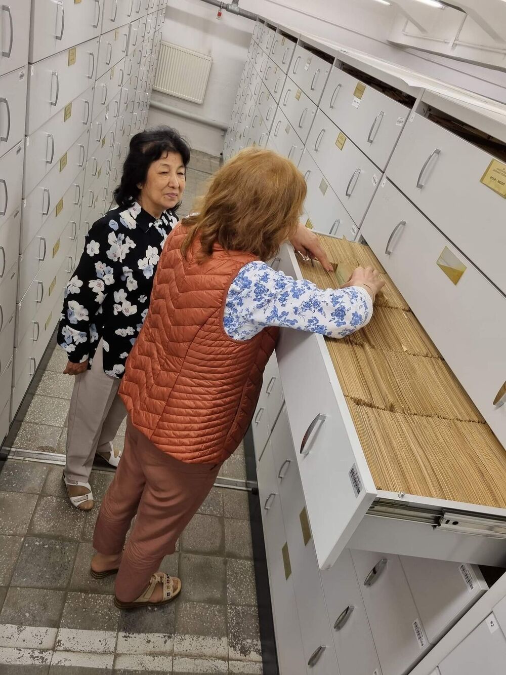 Wizyta kazachstańskich badaczek w Archiwum IPN – Warszawa, 4-8 lipca 2022. Fot. Archiwum IPN