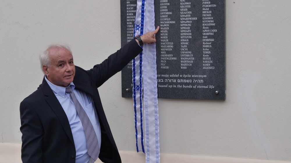 Upamiętnienie ofiar zagłady Żydów w Józefowie – 13 lipiec 2022. Fot. Szczepan Barczyk (IPN)