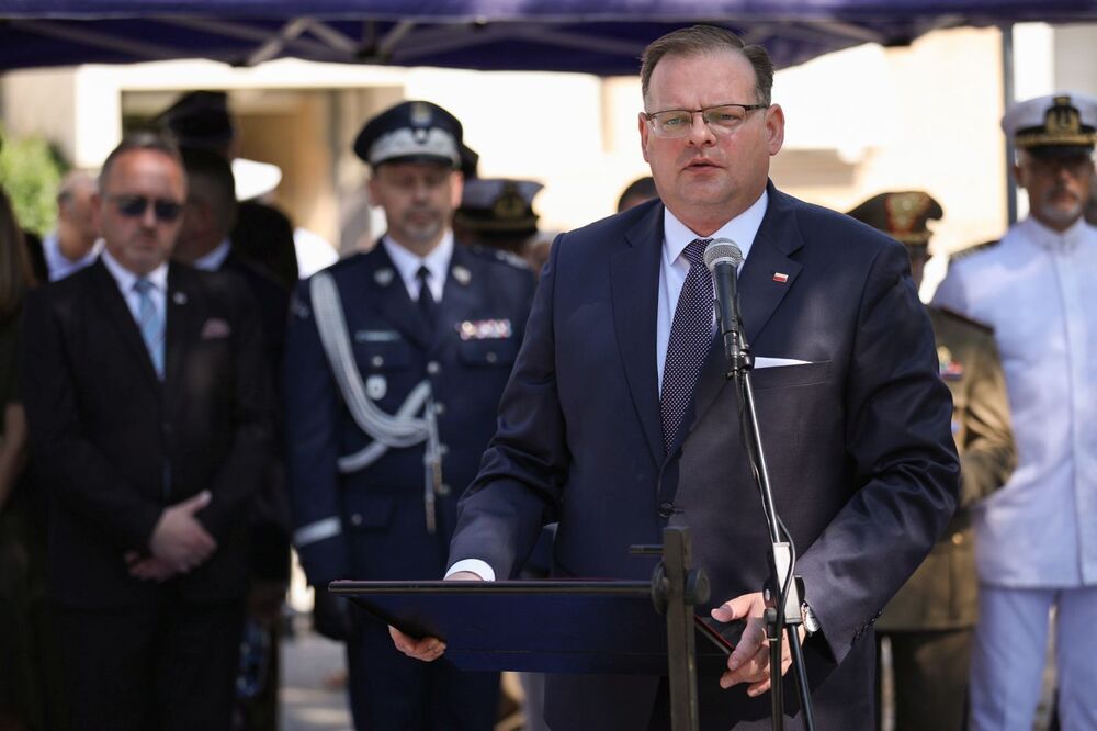 Obchody 78. rocznicy wyzwolenia Ankony przez żołnierzy 2. Korpusu Polskiego. Jan Józef Kasprzyk, szef UdSKiOR – 18 lipca 2022. Fot. Mikołaj Bujak (IPN)