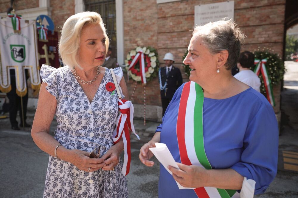 Obchody 78. rocznicy wyzwolenia Ankony przez żołnierzy 2. Korpusu Polskiego – 18 lipca 2022. Fot. Mikołaj Bujak (IPN)