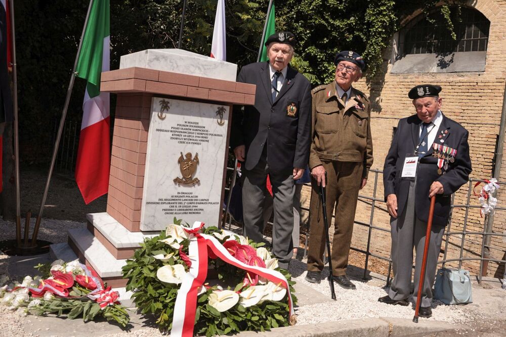 Obchody 78. rocznicy wyzwolenia Ankony przez żołnierzy 2. Korpusu Polskiego – 18 lipca 2022. Fot. Mikołaj Bujak (IPN)