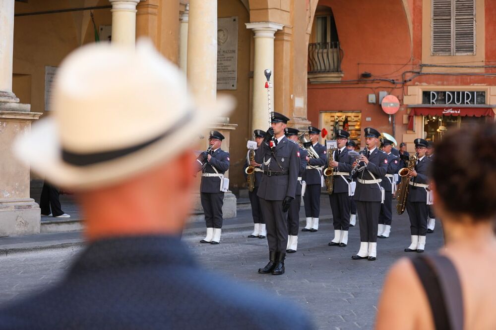 225. rocznica powstania „Mazurka Dąbrowskiego”. Uroczystości w Reggio Emilia, 19 lipca 2022. Fot. Mikołaj Bujak (IPN)