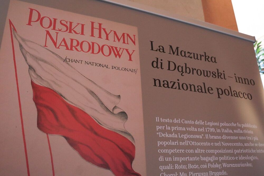 225. rocznica powstania „Mazurka Dąbrowskiego”. Uroczystości w Reggio Emilia, 19 lipca 2022. Fot. Mikołaj Bujak (IPN)