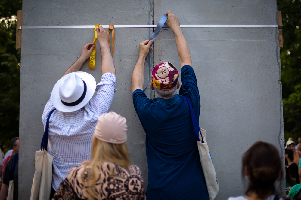 Marsz Pamięci w hołdzie zamordowanym przez Niemców Żydom, mieszkańcom stolicy – Warszawa, 22 lipca 2022. Fot. Sławek Kasper (IPN)