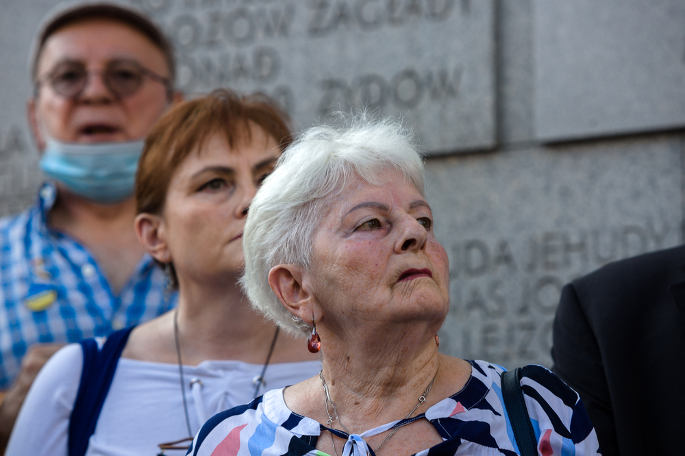 Marsz Pamięci w hołdzie zamordowanym przez Niemców Żydom, mieszkańcom stolicy – Warszawa, 22 lipca 2022. Fot. Sławek Kasper (IPN)