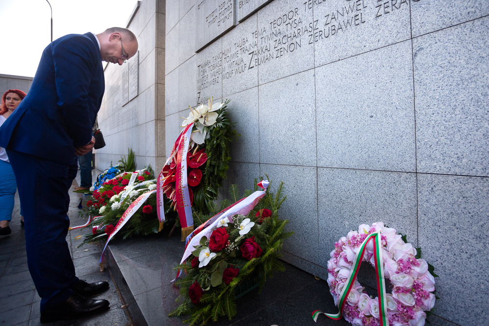 Marsz Pamięci w hołdzie zamordowanym przez Niemców Żydom, mieszkańcom stolicy – Warszawa, 22 lipca 2022. Fot. Sławek Kasper (IPN)