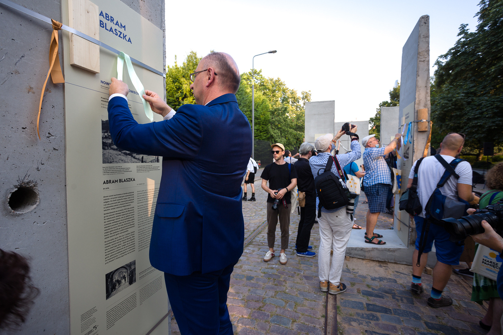 Marsz Pamięci w hołdzie zamordowanym przez Niemców Żydom, mieszkańcom stolicy – Warszawa, 22 lipca 2022. Fot. Sławek Kasper (IPN)