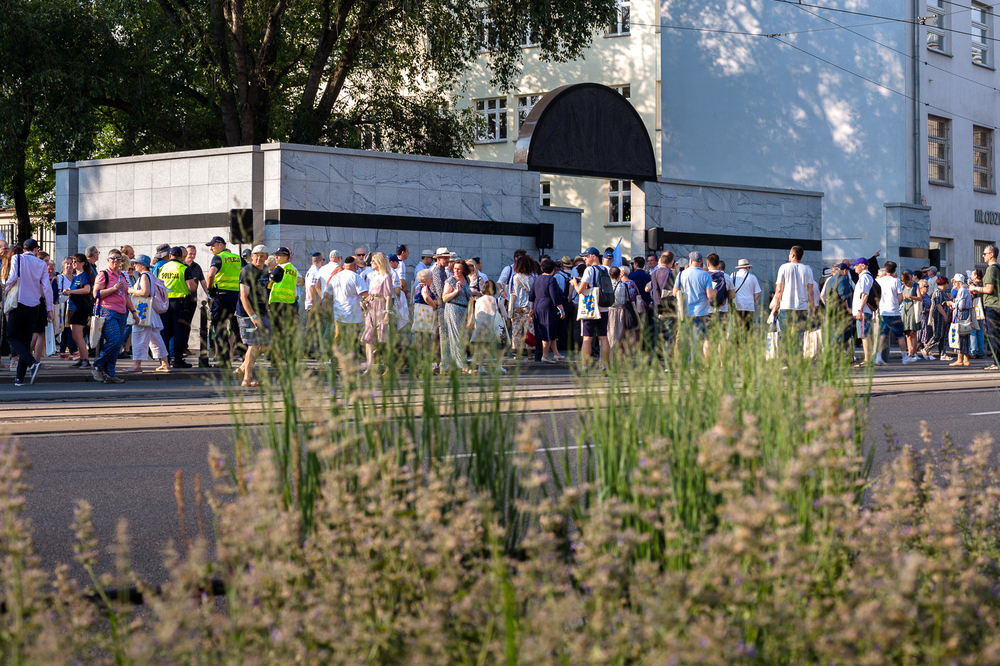 Marsz Pamięci w hołdzie zamordowanym przez Niemców Żydom, mieszkańcom stolicy – Warszawa, 22 lipca 2022. Fot. Sławek Kasper (IPN)