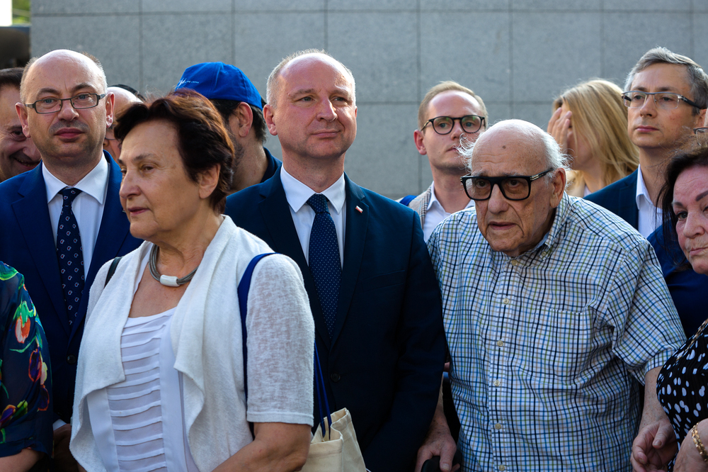 Marsz Pamięci w hołdzie zamordowanym przez Niemców Żydom, mieszkańcom stolicy – Warszawa, 22 lipca 2022. Fot. Sławek Kasper (IPN)