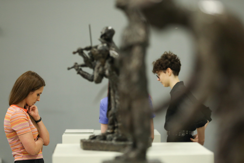 Otwarcie wystawy Instytutu Pamięci Narodowej „Obraz Treblinki w oczach Samuela Willenberga” we Wrocławiu – 27 lipca 2022. Fot. Mikołaj Bujak (IPN)