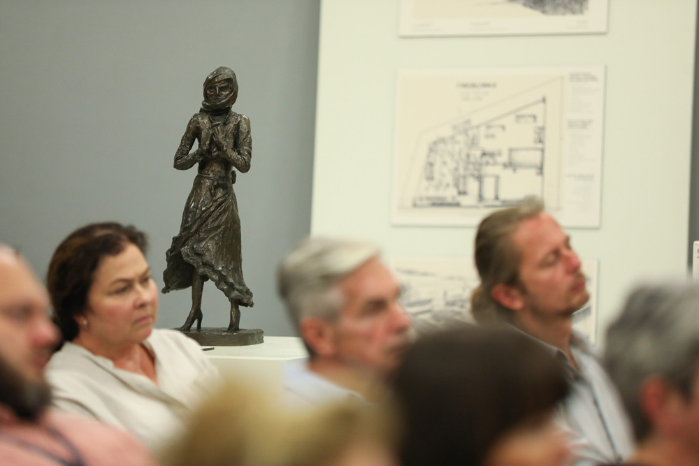 Otwarcie wystawy Instytutu Pamięci Narodowej „Obraz Treblinki w oczach Samuela Willenberga” we Wrocławiu – 27 lipca 2022. Fot. Mikołaj Bujak (IPN)