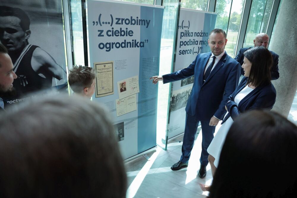 Otwarcie wystawy IPN o Januszu Kusocińskim – Warszawa, 29 lipca 2022. Fot. Mikołaj Bujak (IPN)