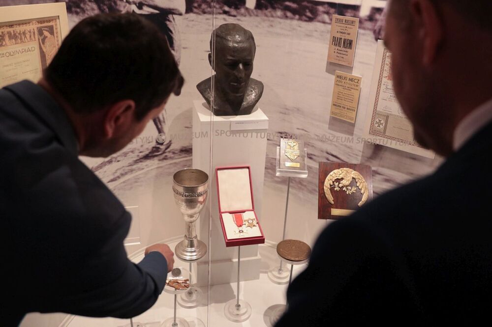 Ekspozycja w Muzeum Sportu i Turystyki w Warszawie w Centrum Olimpijskim. Fot. Mikołaj Bujak (IPN)