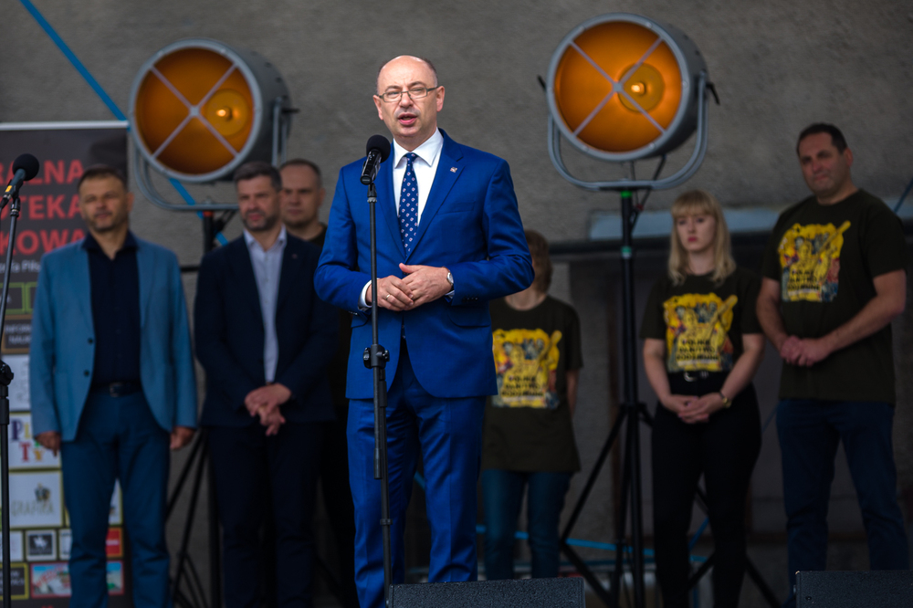 Dr Mateusz Szpytma, zastępca prezesa IPN. „Przed godziną »W«” – rodzinne spotkanie z historią w Muzeum Żołnierzy Wyklętych i Więźniów Politycznych PRL – Warszawa, 30–31 lipca 2022. Fot. Sławek Kasper (IPN)