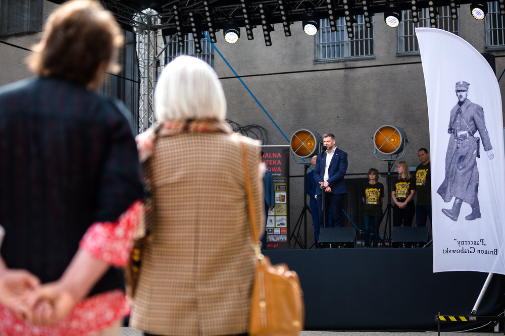 Dr hab. Filip Musiał, dyrektor Muzeum Żołnierzy Wyklętych i Więźniów Politycznych PRL. „Przed godziną »W«” – rodzinne spotkanie z historią w Muzeum Żołnierzy Wyklętych i Więźniów Politycznych PRL – Warszawa, 30–31 lipca 2022. Fot. Sławek Kasper (IPN)