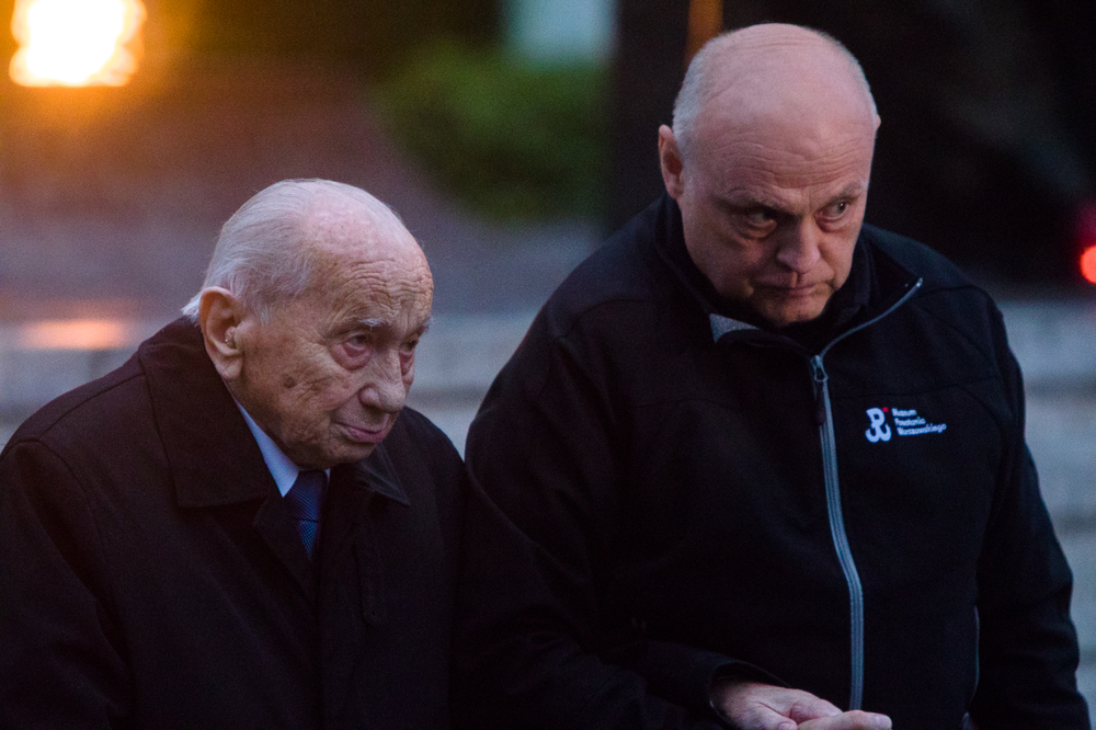 Uroczystości w hołdzie powstańcom przy pomniku Powstania Warszawskiego na pl. Krasińskich – Warszawa, 31 lipca 2022. Fot. Sławek Kasper (IPN)