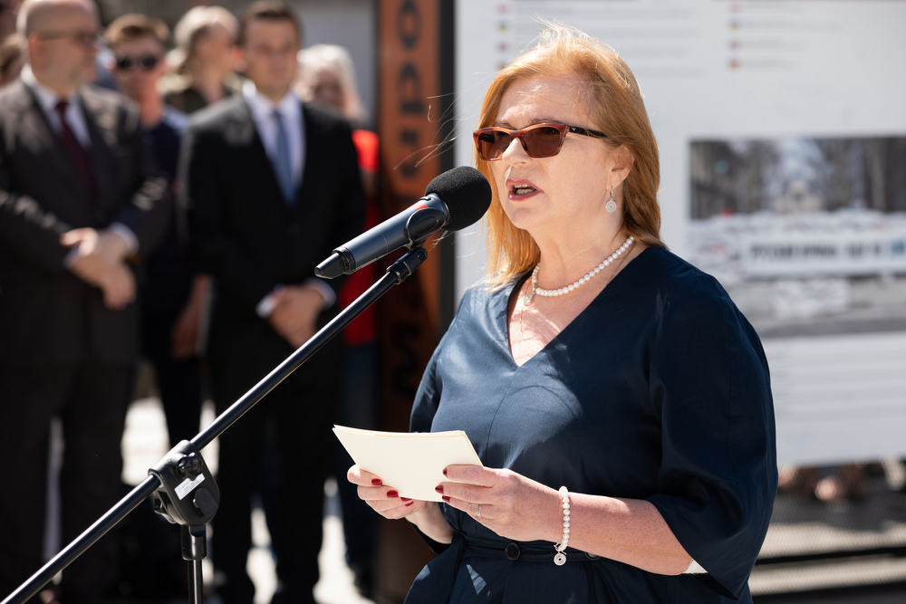 Wicemarszałek Sejmu RP Małgorzata Gosiewska. Fot. Mikołaj Bujak (IPN)