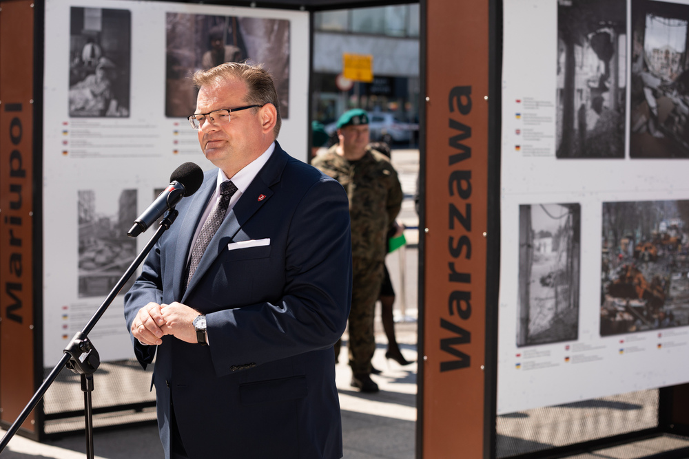 Szef Urzędu do Spraw Kombatantów i Osób Represjonowanych Jan Józef Kasprzyk. Fot. Mikołaj Bujak (IPN)