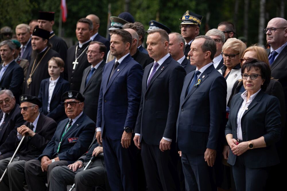 Uroczystości w 78. rocznicę wybuchu Powstania Warszawskiego przy pomniku Gloria Victis na Powązkach Wojskowych – Warszawa, 1 sierpnia 2022. Fot. Mikołaj Bujak (IPN)