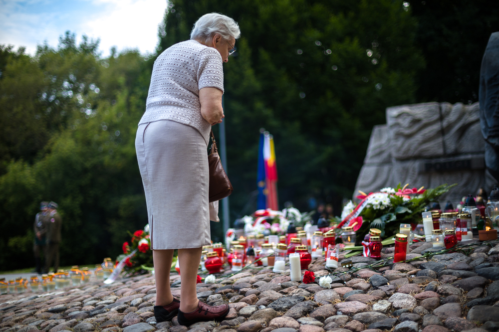 Uroczystości rocznicowe na Cmentarzu Powstańców Warszawy na Woli – Warszawa, 1 sierpnia 2022. fot. Sławek Kasper (IPN)