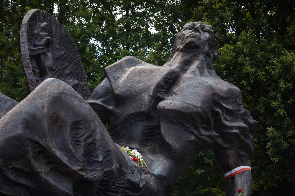 Uroczystości rocznicowe na Cmentarzu Powstańców Warszawy na Woli – Warszawa, 1 sierpnia 2022. fot. Sławek Kasper (IPN)