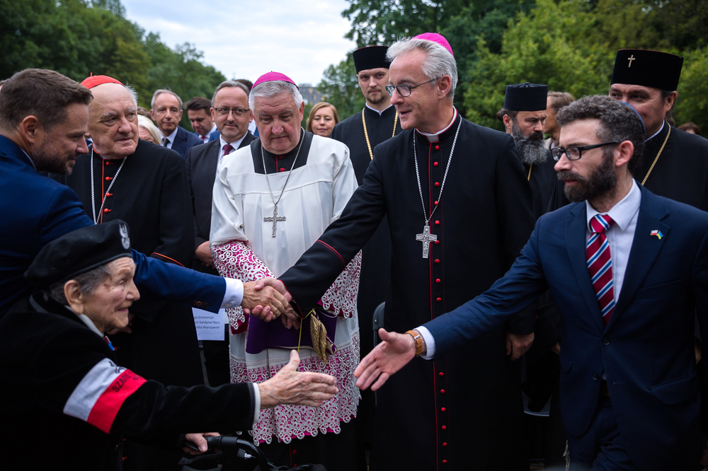 Uroczystości rocznicowe na Cmentarzu Powstańców Warszawy na Woli – Warszawa, 1 sierpnia 2022. fot. Sławek Kasper (IPN)