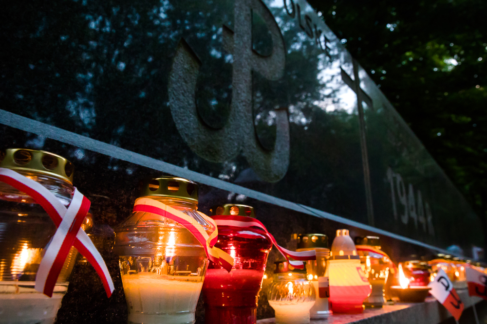 Uroczystości rocznicowe na Cmentarzu Powstańców Warszawy na Woli – Warszawa, 1 sierpnia 2022. fot. Sławek Kasper (IPN)