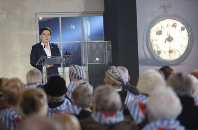 Obchody Międzynarodowego Dnia Pamięci Ofiar Holokaustu (fot. Państwowe Muzeum Auschwitz-Birkenau)