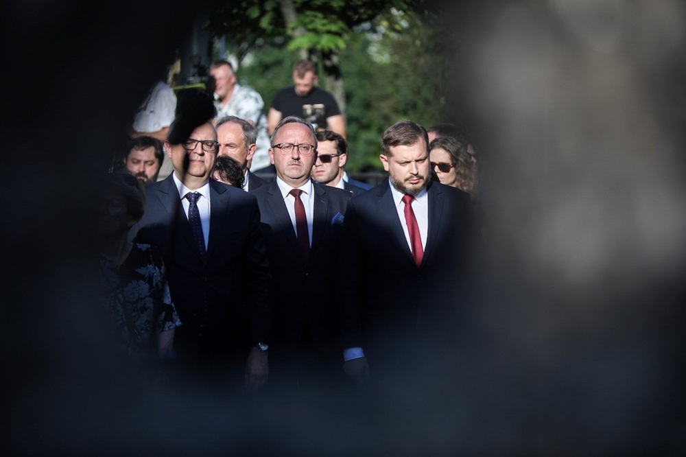 Uroczystości ku czci ofiar cywilnych powstania warszawskiego. Fot. Sławek Kasper (IPN)