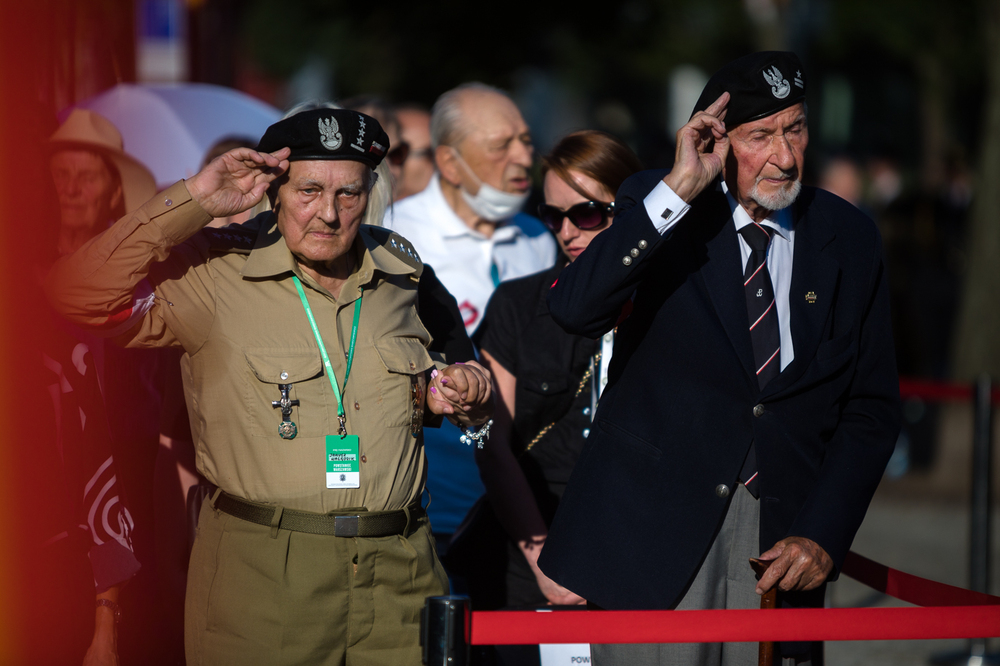 Uroczystości ku czci ofiar cywilnych powstania warszawskiego. Fot. Sławek Kasper (IPN)