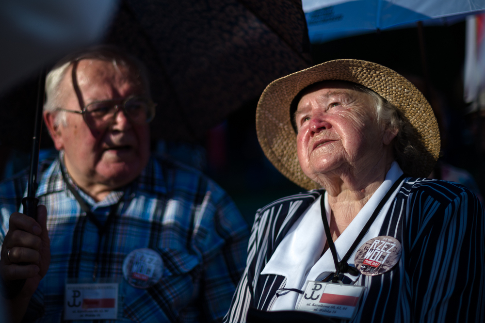 Uroczystości ku czci ofiar cywilnych powstania warszawskiego. Fot. Sławek Kasper (IPN)