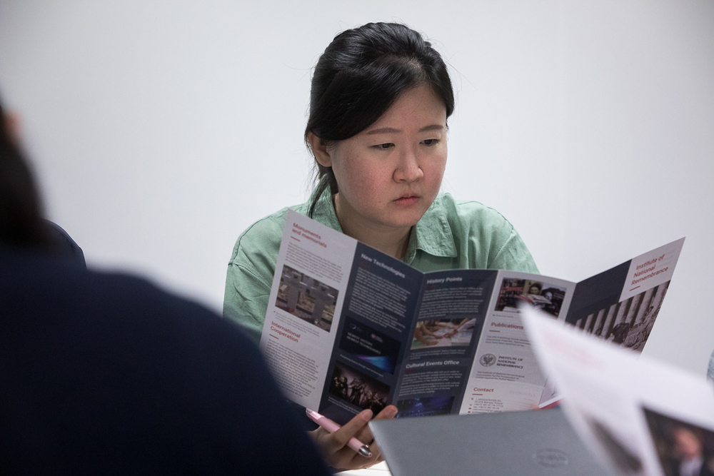 Delegacja Obywatelskiego Sojuszu Obrony Praw Człowieka w Korei Północnej (NKHR) z wizytą w IPN – Warszawa, 8 sierpnia 2022. Fot. Sławek Kasper (IPN)