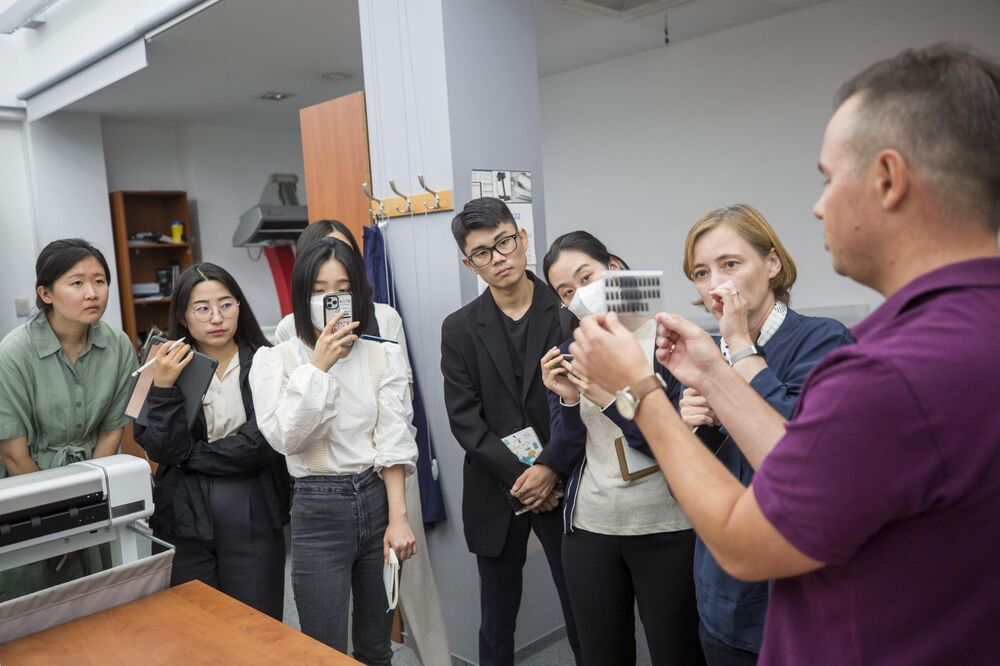 Delegacja Obywatelskiego Sojuszu Obrony Praw Człowieka w Korei Północnej (NKHR) z wizytą w Archiwum IPN – Warszawa, 8 sierpnia 2022. Fot. Katarzyna Adamów (IPN)