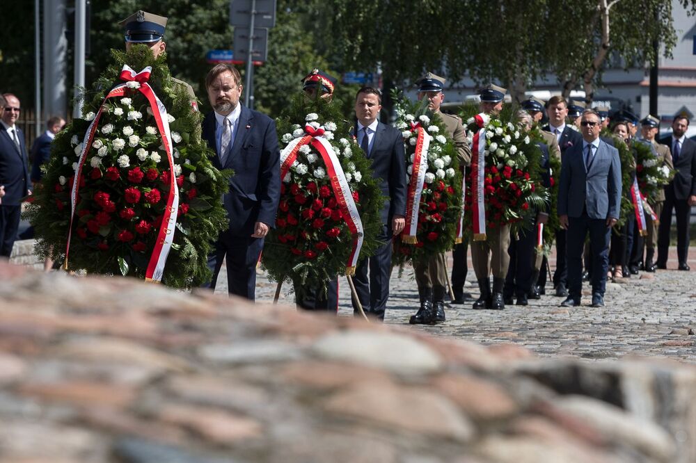 Uroczystość ku czci Polaków pomordowanych przez Sowietów w latach 1937–1938 w ramach tzw. operacji polskiej – Warszawa, 11 sierpnia 2022. Fot. Sławek Kasper (IPN)