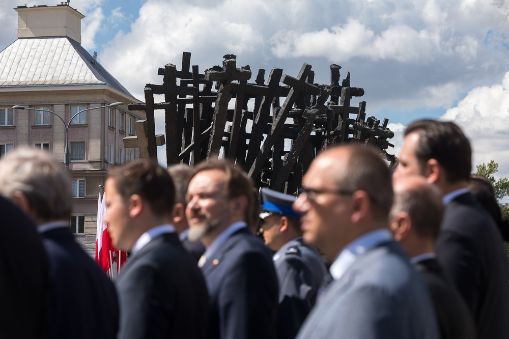 Uroczystość ku czci Polaków pomordowanych przez Sowietów w latach 1937–1938 w ramach tzw. operacji polskiej – Warszawa, 11 sierpnia 2022. Fot. Sławek Kasper (IPN)