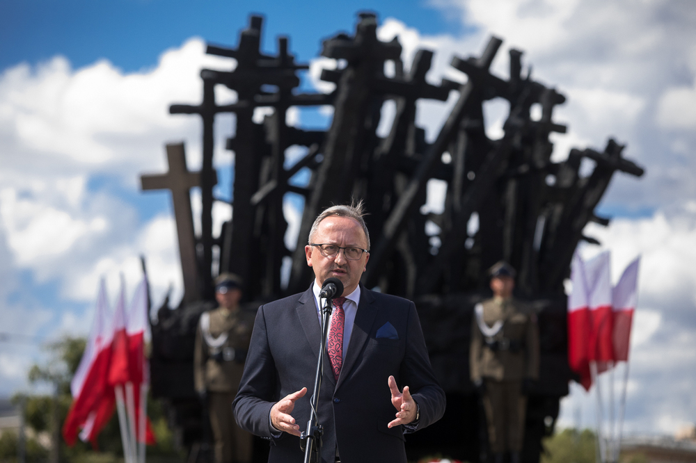 Uroczystość ku czci Polaków pomordowanych przez Sowietów w latach 1937–1938 w ramach tzw. operacji polskiej – Warszawa, 11 sierpnia 2022. Fot. Sławek Kasper (IPN)