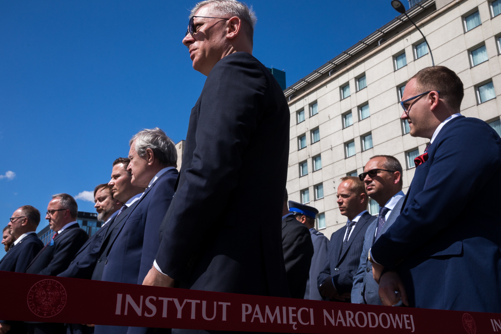 Uroczystość ku czci Polaków pomordowanych przez Sowietów w latach 1937–1938 w ramach tzw. operacji polskiej – Warszawa, 11 sierpnia 2022. Fot. Sławek Kasper (IPN)