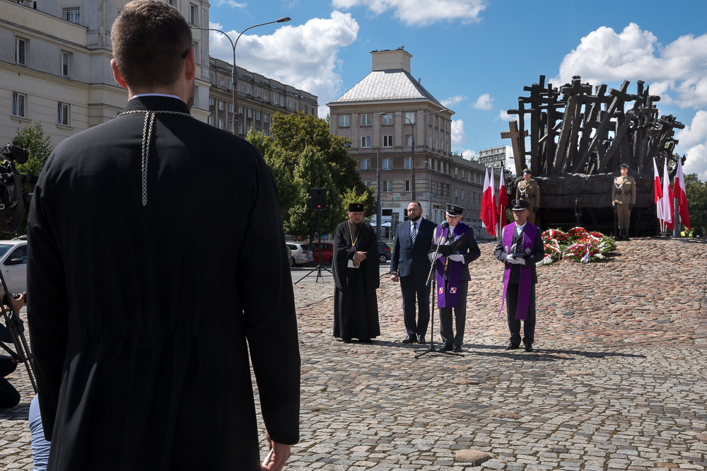 Uroczystość ku czci Polaków pomordowanych przez Sowietów w latach 1937–1938 w ramach tzw. operacji polskiej – Warszawa, 11 sierpnia 2022. Fot. Sławek Kasper (IPN)