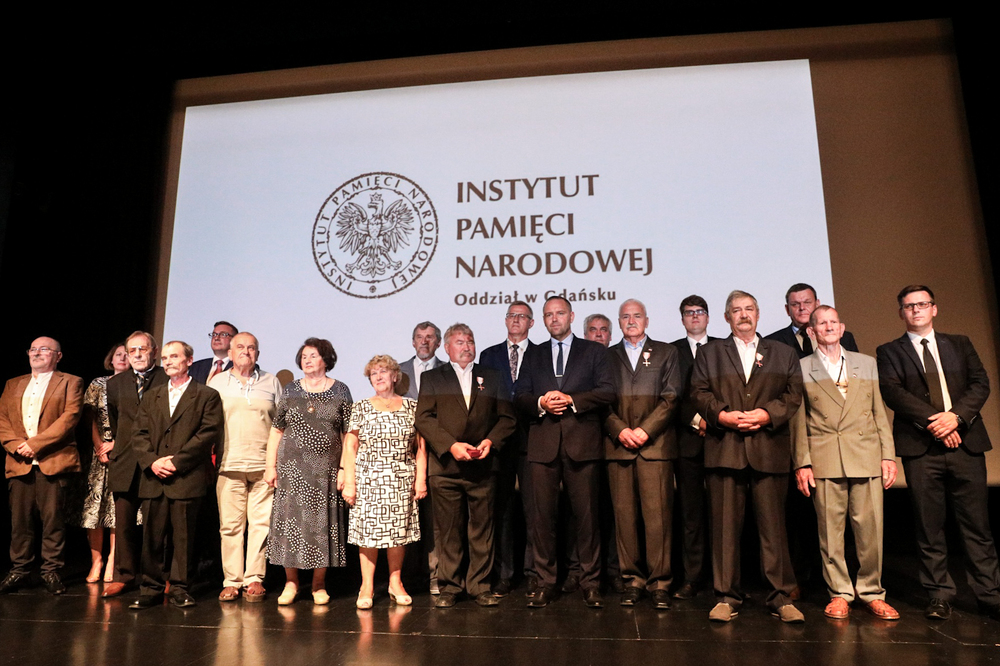 Uroczystość wręczenia Krzyży Wolności i Solidarności – Kwidzyn, 14 sierpnia 2022. Fot. Sławek Kasper (IPN)