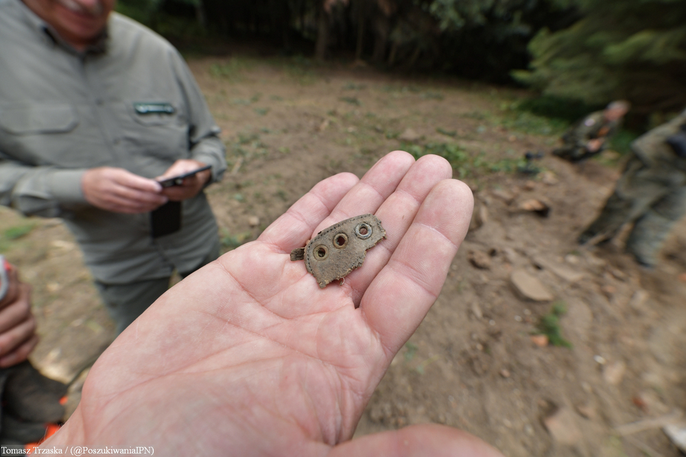 Muczne: poszukiwanie szczątków ofiar zbrodni UPA. Fot. ks. Tomasz Trzaska (IPN)