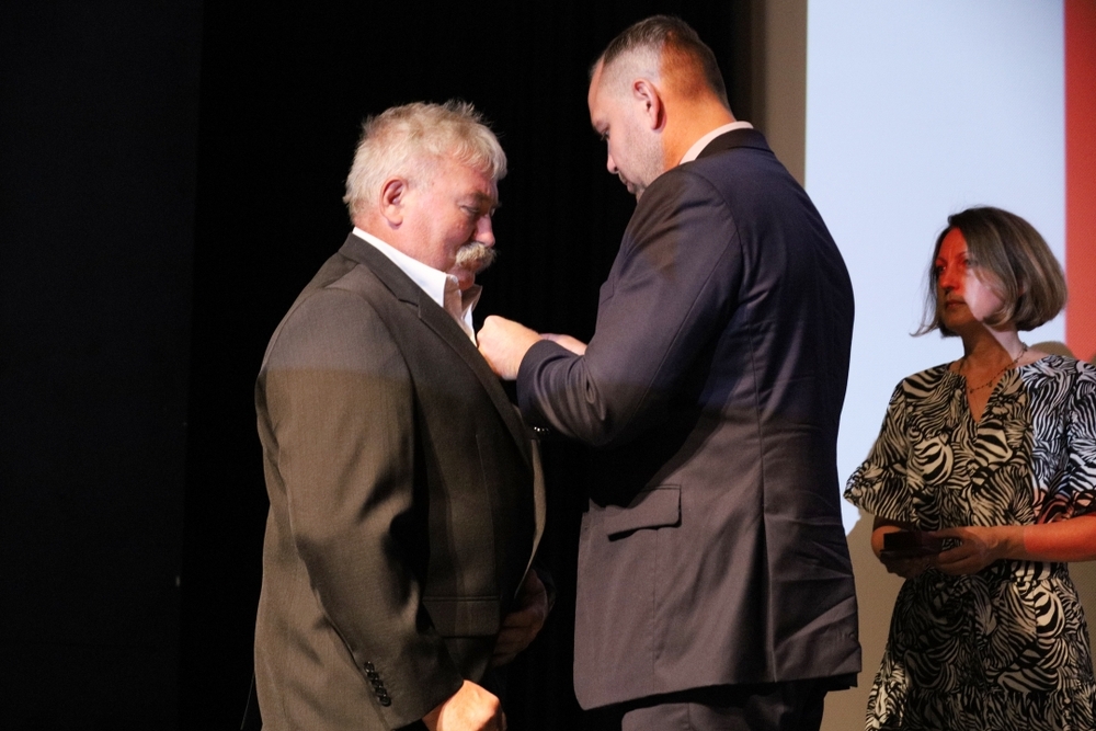 Uroczystość wręczenia Krzyży Wolności i Solidarności – Kwidzyn, 14 sierpnia 2022. Fot. Marcin Węgliński (OIPN Gdańsk)