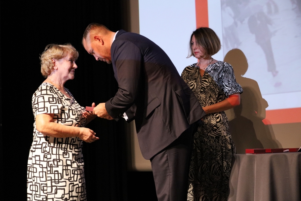 Uroczystość wręczenia Krzyży Wolności i Solidarności – Kwidzyn, 14 sierpnia 2022. Fot. Marcin Węgliński (OIPN Gdańsk)