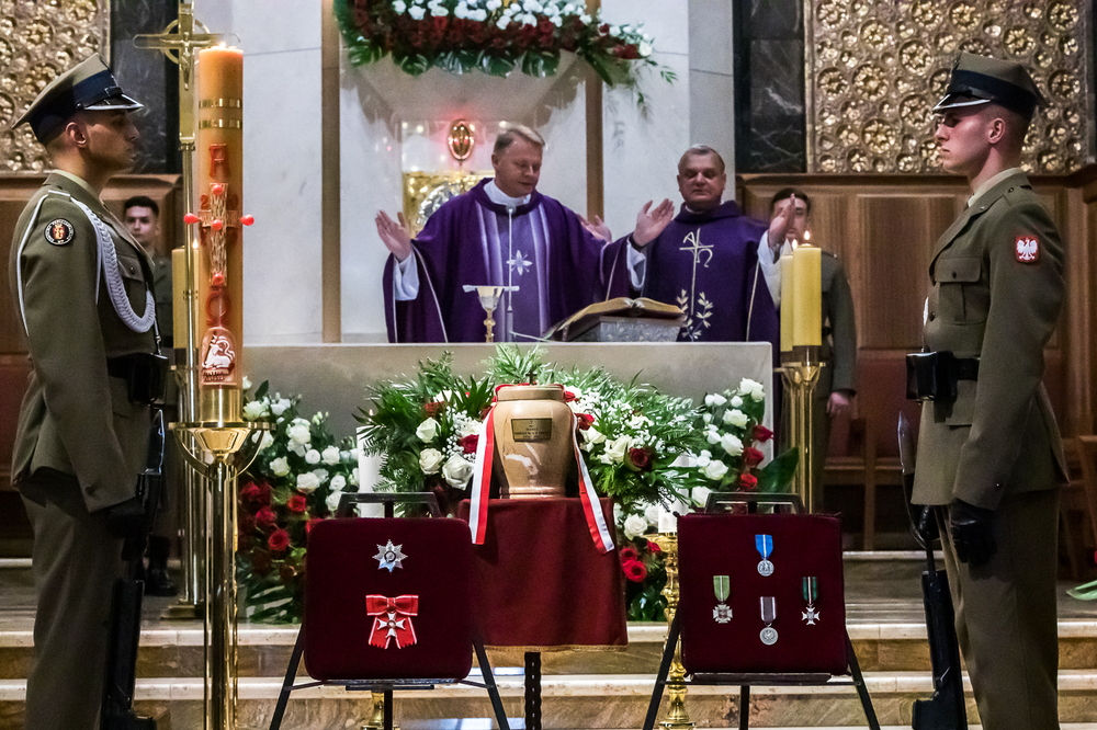 Uroczystości pogrzebowe mjr Marii Mireckiej-Loryś – Warszawa, 17 sierpnia 2022. Fot. Sławek Kasper (IPN)